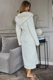 Elegancki szlafrok damski L&L 2648 Lisa długi S-2XL - 8