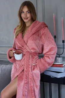 Elegancki szlafrok damski L&L 2648 Lisa długi S-2XL - 9