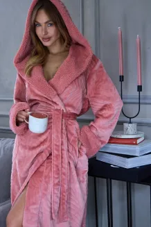 Elegancki szlafrok damski L&L 2648 Lisa długi S-2XL - 5
