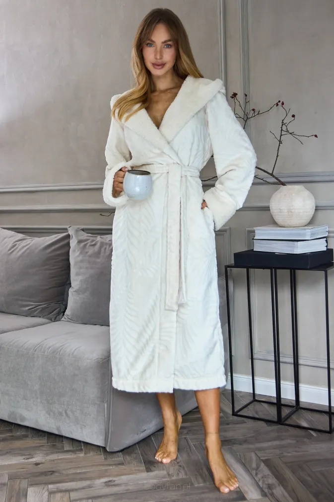 Elegancki szlafrok damski L&L 2648 Lisa długi S-2XL