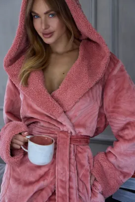 Elegancki szlafrok damski L&L 2648 Lisa długi S-2XL