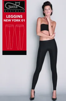 Legginsy Gatta 4611S New York 01 S-XL - 2