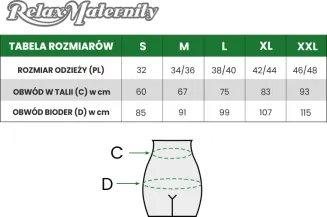 Majtki ciążowe na brzuch 5100 - 8
