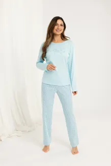 Bawełniana piżama damska Regina 708 2XL-3XL - 3