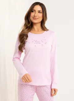 Bawełniana piżama damska Regina 708 2XL-3XL - 2