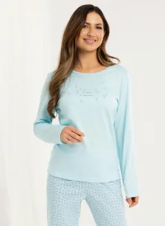 Bawełniana piżama damska Regina 708 2XL-3XL - 4
