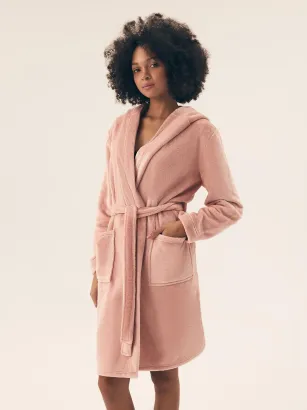 Szlafrok damski z kapturem Henderson Ladies 42877 Brid