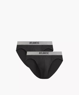 Slipy Atlantic 2MP-1589 dwupak S-XL bawełna pima modal - 7