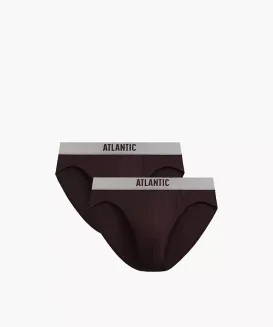Slipy Atlantic 2MP-1589 dwupak S-XL bawełna pima modal - 9