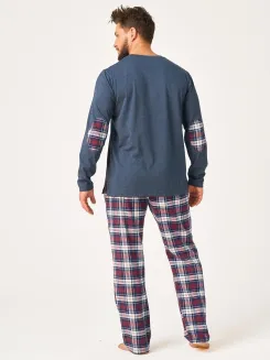 Piżama męska spodnie flanelowe Key MNS 410 M-2XL - 3