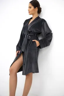 Szlafrok damski Sensis Noire S-2XL - 3