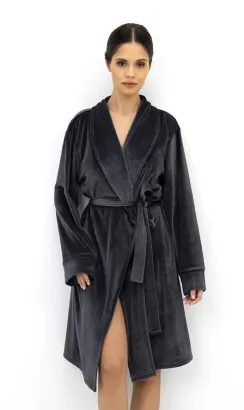 Szlafrok damski Sensis Noire S-2XL