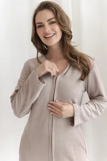 Szlafrok damski na zamek Taro 3644 Iva S-XL frotte - 4
