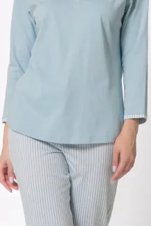 Piżama damska Leveza 1767 Anita 7/8 M-2XL - 4