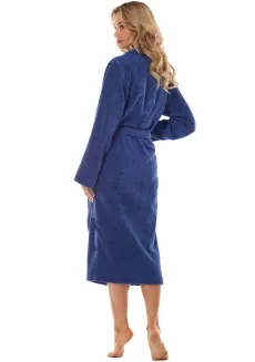 Szlafrok damski frotte L&L 2408 długi 3XL - 4