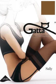 Pończochy Gatta do pasa Sally lycra 15 den 1-4 - 3
