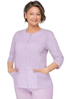 Piżama damska Martel Maria II 201 bawełna rozpinana 3XL-4XL - 4