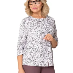Piżama damska Martel Maria II 201 bawełna rozpinana 3XL-4XL