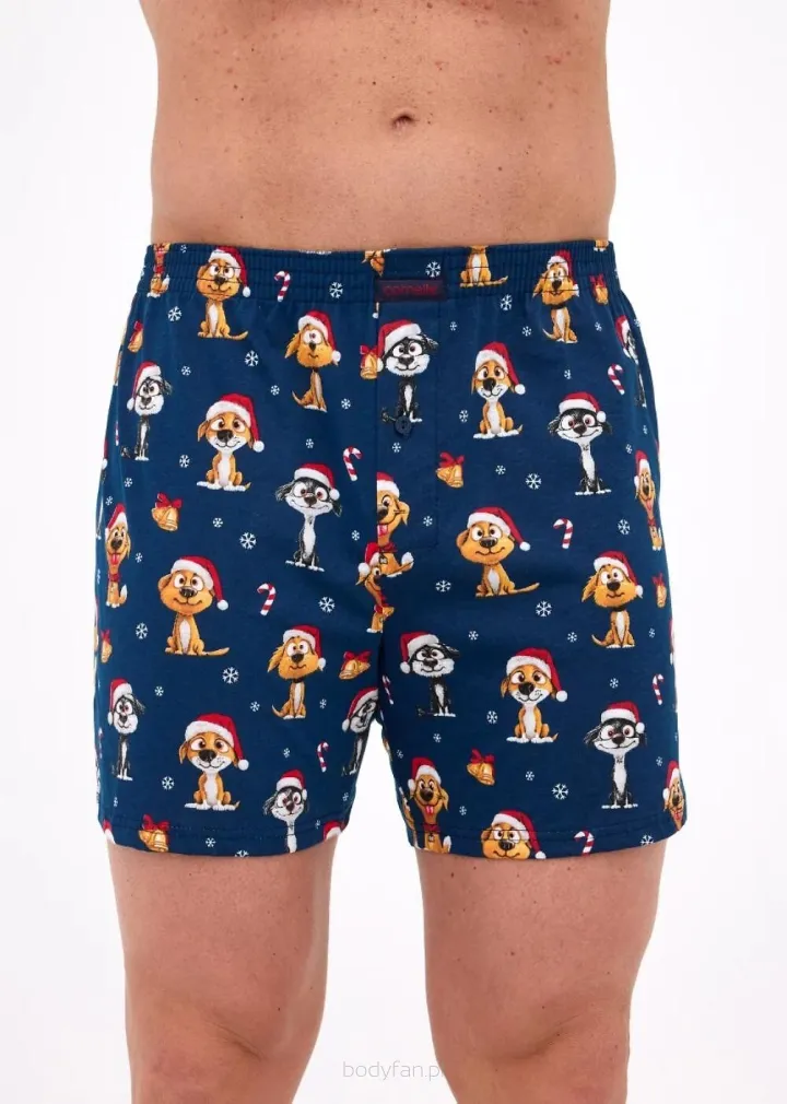 Bokserki męskie Cornette Dogs Christmas bawełna S-2XL