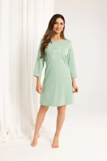 Koszula nocna damska bawełniana Regina 163 rękaw 3/4 S-XL - 3