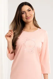 Koszula nocna damska bawełniana Regina 163 rękaw 3/4 S-XL - 5