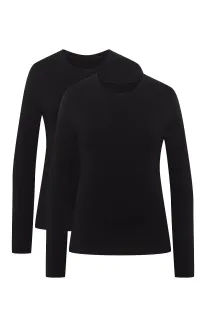 Czarna koszulka damska długi rękaw Henderson Ladies 42862 Blue 4 dwupak - 5