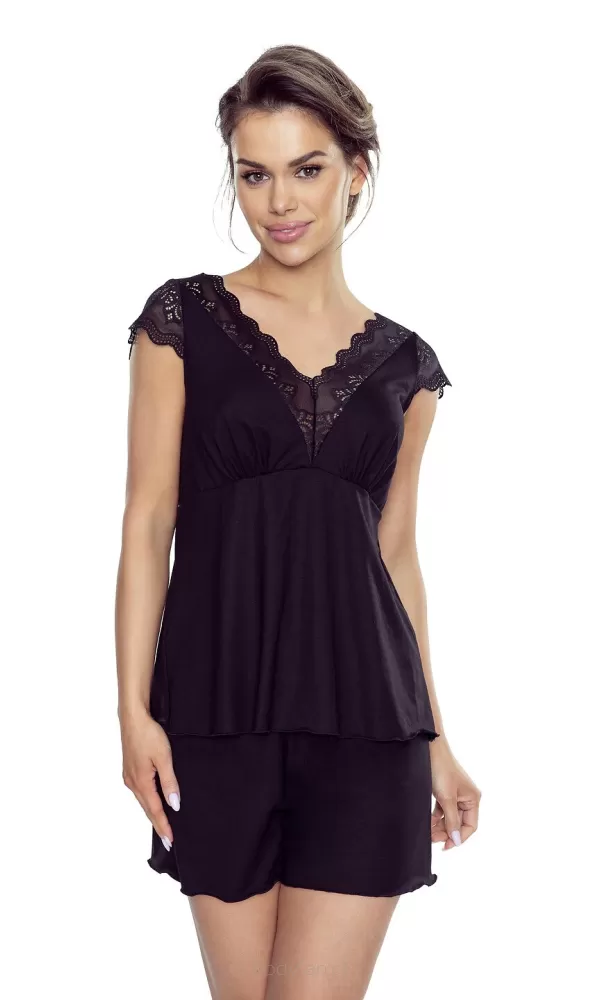 Romantyczna piżama z koronką Eldar First Lady Mirana 2XL-3XL