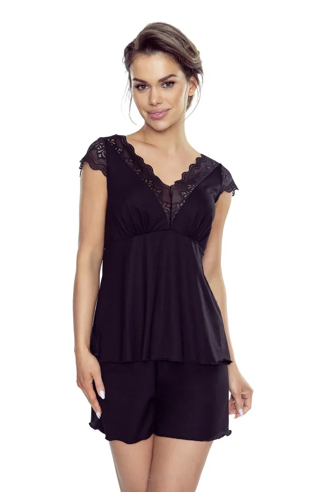 Romantyczna piżama z koronką Eldar First Lady Mirana 2XL-3XL