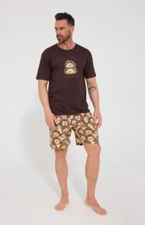 Piżama męska w jeże Cornette 326/327 Forever S-2XL - 3