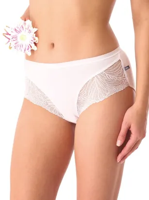 Figi damskie Key LPC 112 dwupak midi bikini bawełna S-2XL