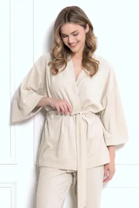 Komplet damski welurowy Leveza 1816 Darlin 3/4 M-XL