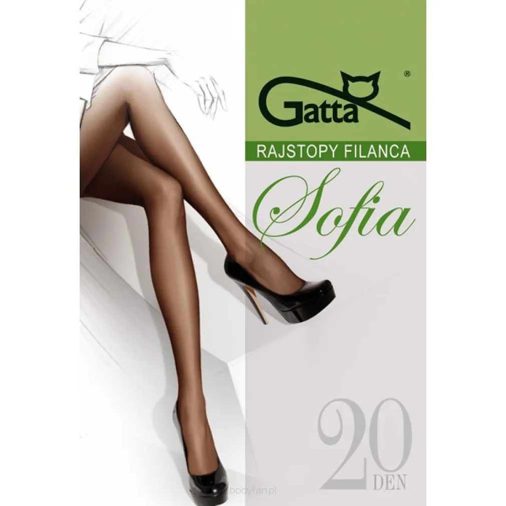 Rajstopy Gatta Sofia 20 den rozmiary  5-XL, 3-Max