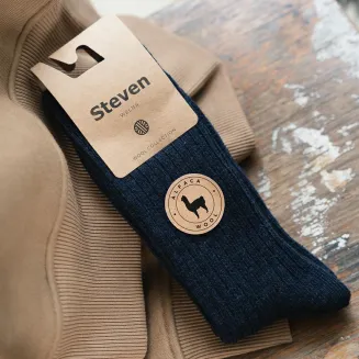 Skarpety Steven art.044 Alpaca Męskie 22% wełna 9% alpaka - 7
