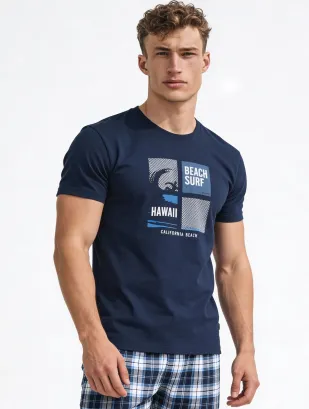 Piżama młodzieżowa chłopięca Cornette F&Y 551/56 Hawaii