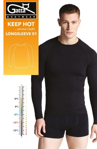 Koszulka Gatta 43027 Keep Hot Longsleeve Men M-2XL