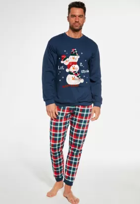 Piżama świąteczna męska Cornette 115/236 Snowman
