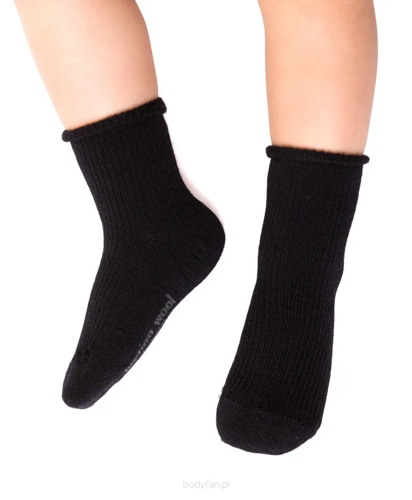 Skarpety Steven art.130 Merino Wool Prążek Dziecięce 17-25