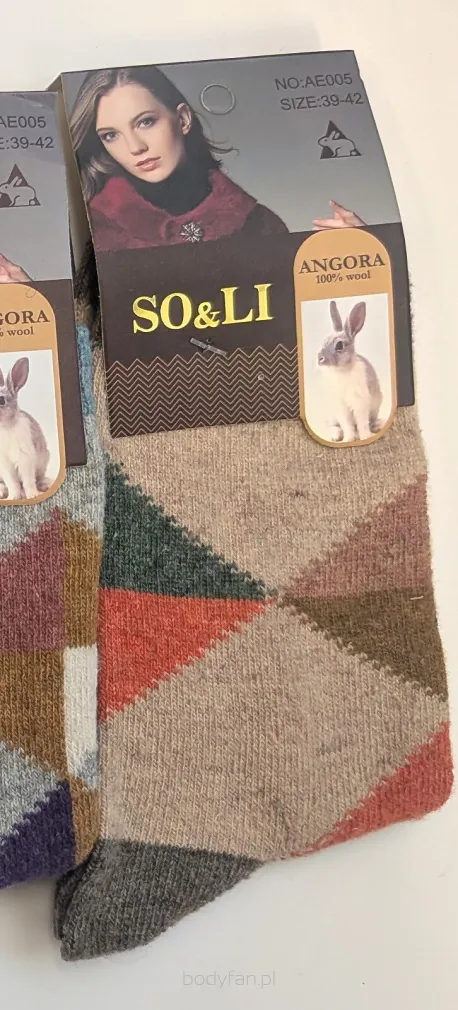 Skarpety WiK SO&LI 3002 wz.57 Angora 35-42