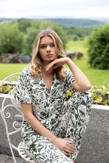Piżama damska rozpinana Sensis Louise XS-2XL - 3