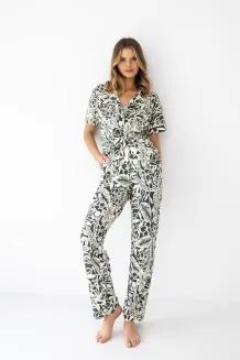 Piżama damska rozpinana Sensis Louise XS-2XL - 2