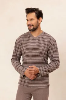 Piżama męska Regina 490 frotte paski 2XL - 2