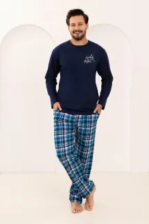 Piżama męska Regina 507 bawełna w kratę 2XL - 6