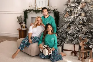 Piżama męska Regina 507 bawełna w kratę 2XL - 3