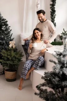 Piżama męska Regina 507 bawełna w kratę 2XL - 4