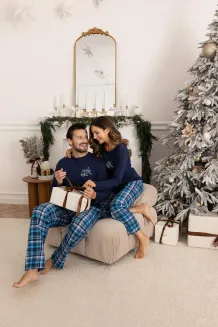 Piżama męska Regina 507 bawełna w kratę 2XL - 8