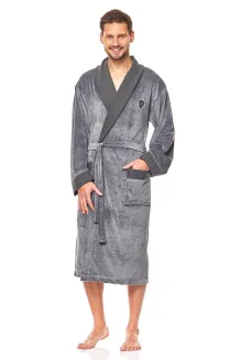 Szlafrok męski L&L 9102 welurowy M–2XL – elegancja i komfort - 7
