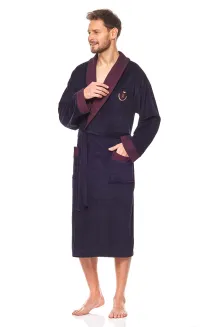 Szlafrok męski L&L 9102 welurowy M–2XL – elegancja i komfort - 4