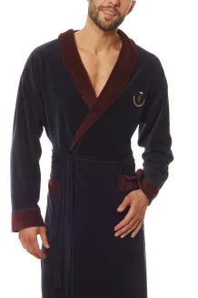 Szlafrok męski L&L 9102 welurowy M–2XL – elegancja i komfort - 3