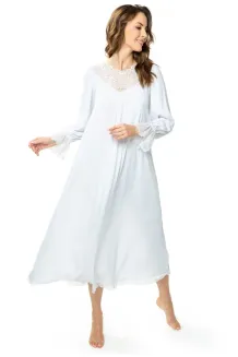 Elegancka koszula nocna z jedwabiu wiskozowego Katarzyna 6559 - 3