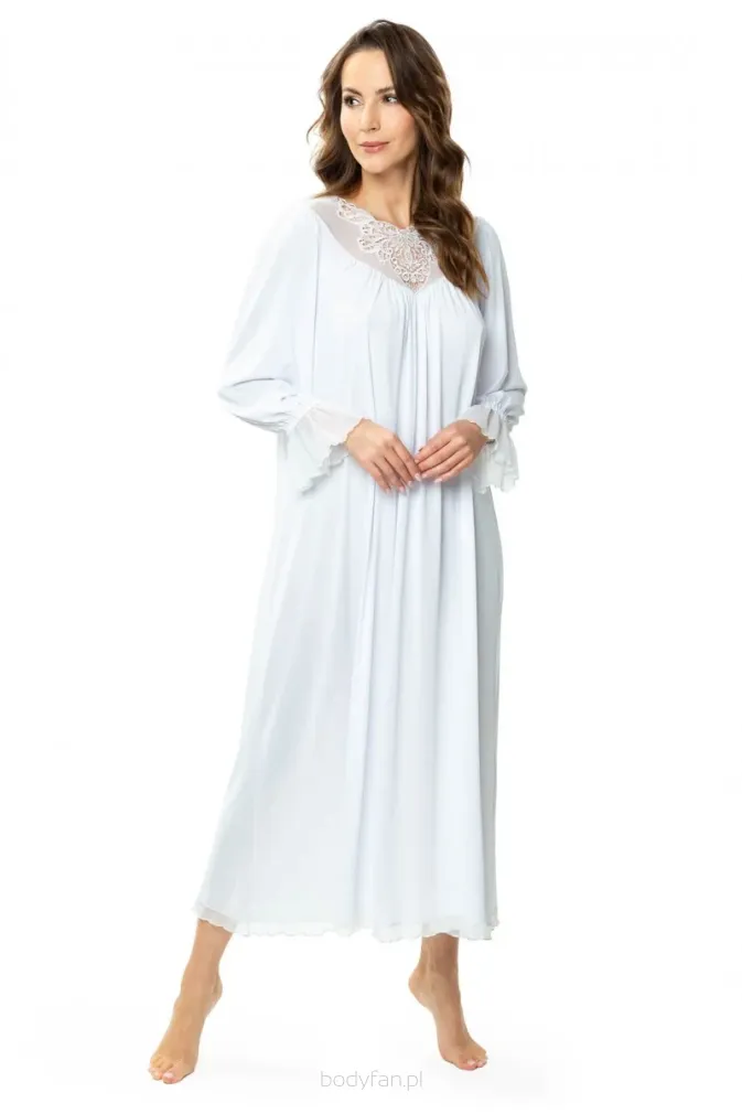 Elegancka koszula nocna z jedwabiu wiskozowego Katarzyna 6559